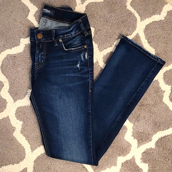 Silver Jeans Denim - Silver - Soft Dark Denim Butt Lifting Jeans!